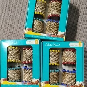 The Pioneer Woman Beaded Napkin Rings Set 12pc